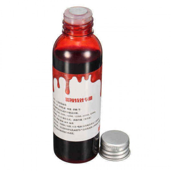 Blood Effect Makeup Liquid Halloween Prop Stage Prank Theatrical Vampire Cosplay Cosmetics Blood Effect Makeup Liquid Halloween Prop Stage Prank Theatrical Vampire Cosplay Cosmetics