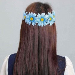 Boho Style Daisy Flower Floral Hair Garland Headbrand Hair Band