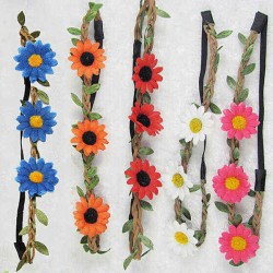 Boho Style Floral Flower Festival Beach Party Hair Band Headbrand
