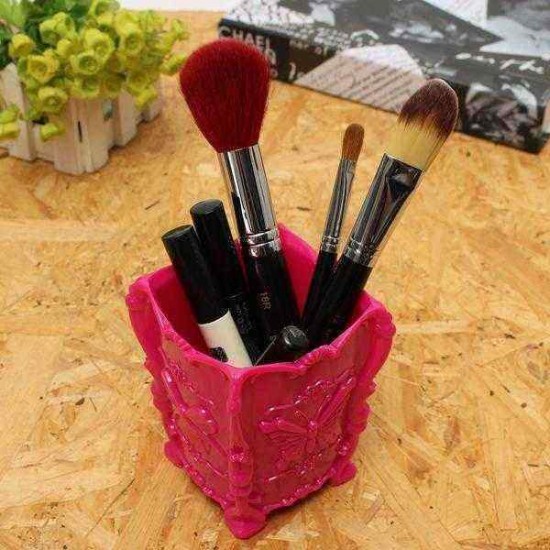 Butterfly Makeup Storage Case Brush Lip Stick Pen Holder Organizer Decorative Box Cosmetic Container Butterfly Makeup Storage Case Brush Lip Stick Pen Holder Organizer Decorative Box Cosmetic Container