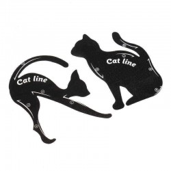 Cat-shaped Eyeliner Stencil Eyes Liner Stencil Models Eye Shadow Template Shaper Makeup Tool