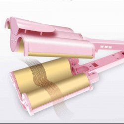 Ceramic Three Tubes Hair Curlers Digital Display Hair Wave Waver Curling Iron Curler Wand Style