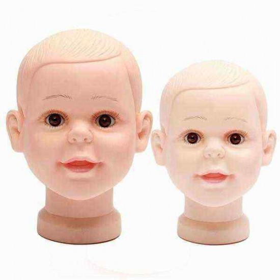 Children Kid Mannequins Manikin Head Wig Hair Hat Cap Glasses Display PVC Mannequin Model Children Kid Mannequins Manikin Head Wig Hair Hat Cap Glasses Display PVC Mannequin Model