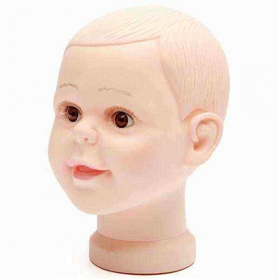 Children Kid Mannequins Manikin Head Wig Hair Hat Cap Glasses Display PVC Mannequin Model Children Kid Mannequins Manikin Head Wig Hair Hat Cap Glasses Display PVC Mannequin Model