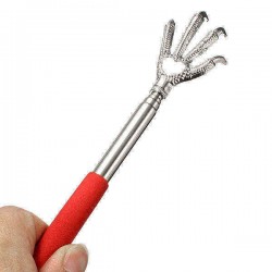 Claw Telescoping Stainless Steel Extendable Back Scratcher