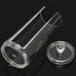 Clea Acrylic Cotton Pads Container Cosmetic Organizer Nail Art Makeup Standing Holder