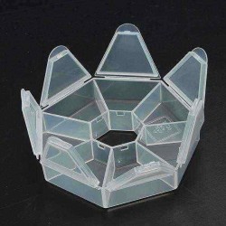 Clear Beads Display Organiser Storage Containers Case