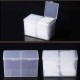 Clear Cotton Pads Container Cosmetic Organizer Nail Art Makeup Standing Holder Clear Cotton Pads Container Cosmetic Organizer Nail Art Makeup Standing Holder