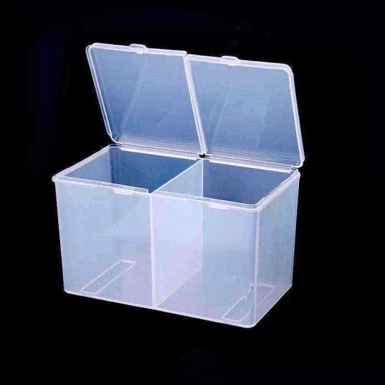 Clear Cotton Pads Container Cosmetic Organizer Nail Art Makeup Standing Holder Clear Cotton Pads Container Cosmetic Organizer Nail Art Makeup Standing Holder