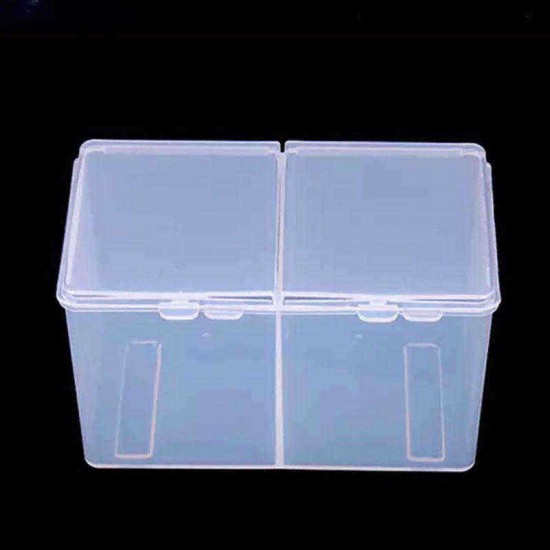 Clear Cotton Pads Container Cosmetic Organizer Nail Art Makeup Standing Holder Clear Cotton Pads Container Cosmetic Organizer Nail Art Makeup Standing Holder