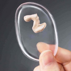 Clear Silicone Jelly Makeup Puff Blending Wet Foundation Face BB Cream Concealer Cosmetic Tools