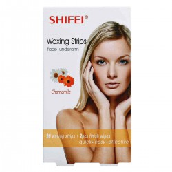 Cold Wax Strips Luckyfine Body Wax Strips for Body Face and Bikini At-Home Waxing Hair Removal Kit No Warmer Required 60 Count (30 Double-Sided Strips)