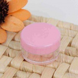 Colorful Empty Cosmetic Jars Eyeshadow Nail Decals Container