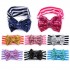 Cotton Stripe Sequins Adorable Baby Girls Headbrand Hair Accessories Hoops Hair Band