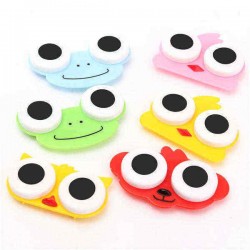 Cute Cartoon Portable Contact Lens Box Case Storage Cleaning Holder