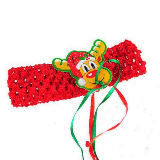 Cute Women Christmas Elastic Headbrands Xmas Hair Accessories Party Decoration Cute Women Christmas Elastic Headbrands Xmas Hair Accessories Party Decoration