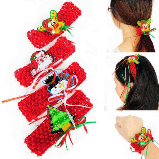 Cute Women Christmas Elastic Headbrands Xmas Hair Accessories Party Decoration Cute Women Christmas Elastic Headbrands Xmas Hair Accessories Party Decoration