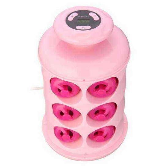 Cylinder Hair Curler Wavy Roller Semi-automatic Curling Heating Styling Machine Cylinder Hair Curler Wavy Roller Semi-automatic Curling Heating Styling Machine