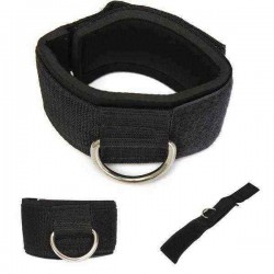 D Ring Gym Ankle Anchor Strap Cable Attachment Thigh Leg Pulley Strength Training Fitness Equipment