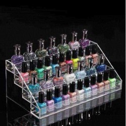 DANCING NAIL 4 Tiers Acrylic Nail Polish Varnish Display Stand Rack Cosmetic Holder Organizer