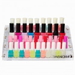 DANCING NAIL 4 Tiers Acrylic Nail Polish Varnish Display Stand Rack Cosmetic Holder Organizer