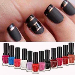 DANCINGNAIL 12ml 12 Colors Matte Dull Nail Art Polish Enamel Frosted Varnish