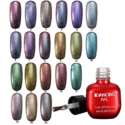 DANCINGNAIL Color Change Changing Polish Magic Nail Art LED UV Gel Maniure Tools 20 Colors