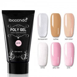 DANCINGNAIL Poly Gel Nail Extension 6 Colors Nail Builder UV Gel