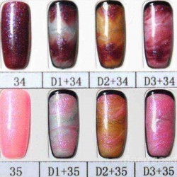 DIY Marbling Granite Sfumato Soak Off Painting Drawing Nail Art UV Gel Polish