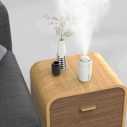 DROW USB Portable Air Humidifier 300mL Aroma Essential Oil Diffuser LED 7-Colors lights