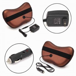 Deep Kneading Heat Massage Pillow Electric Shiatsu Massager Release Neck Back Shoulder Pain