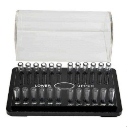 Dental Acrylic Organizer Orthodontic Preformed Bur Round Arch Wire Case Box Holder
