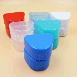 Denture Tooth Storage Case Orthodontics Brace Teeth Stray Mouth Guard Container Box