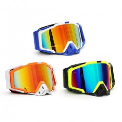 Detachable Motorcycle Ski Goggles Anti Radiation UV Protection Windproof Riding Sunglasses for Adults
