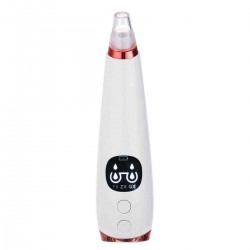 Didplay Electric Blackhead Suction Blackhead Remover Vacuum Pore Cleaner USB Rechargeable Blackhead Cleane Acne Exfoliating Machine With 6 suction Probes
