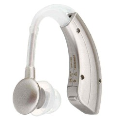 Digital Hearing Aids Amplifiers 600H Personal Sound Amplifier for Seniors Adjustable Behind Ear Sound Hearing Assistant