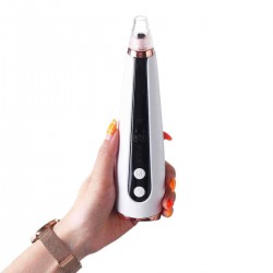 Dispaly 3 Speed Vacuum Blackhead Acne Cleaner Pore Remover Blackhead Acne Remover Skin Facial Cleanser Care With 6 Tips