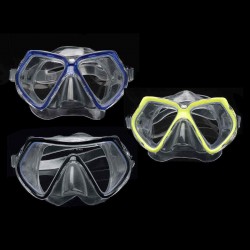 Diving Mask Scuba Snorkel Goggles Face Glasses With Breath Tube Set For Adult