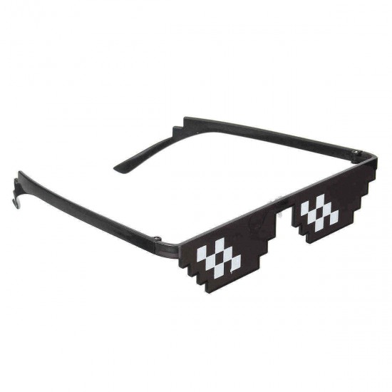 Double Row Pixels Glasses Photography Tools Cool Pose Style Toys