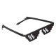 Double Row Pixels Glasses Photography Tools Cool Pose Style Toys