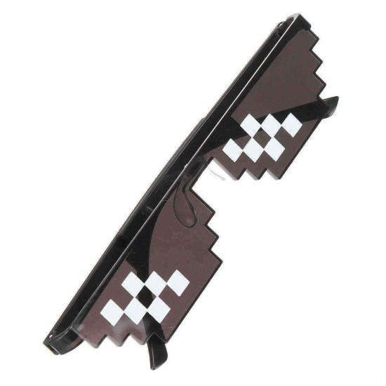 Double Row Pixels Glasses Photography Tools Cool Pose Style Toys