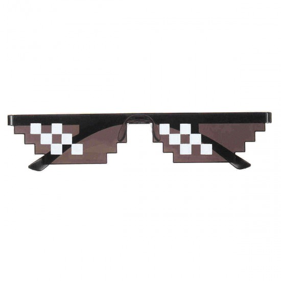 Double Row Pixels Glasses Photography Tools Cool Pose Style Toys