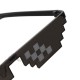 Double Row Pixels Glasses Photography Tools Cool Pose Style Toys