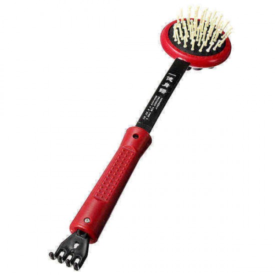 Dual Use Body Head Massage Tools Telescopic Extendable Back Scratcher Massager Dual Use Body Head Massage Tools Telescopic Extendable Back Scratcher Massager