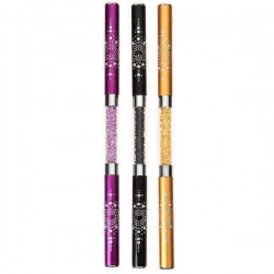 Dual-head Acrylic French Nail Art UV Gel Brush DIY Painting False Tips Pen Manicure Tools 3 Colors