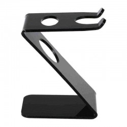 Durable Rugged Stand Classic Fashioned Manual Razor Shaving Base Pure Black  Models