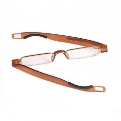 Durable TR90 360 Degree Rotating Reading Glasses Lightweight Silicone Damping Non Slip