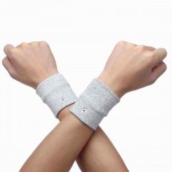 EMS/DDS Electro-therapy Wristband Silver Fiber Conductive Physiotherapy Massage