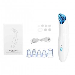 Electric Blackhead Remover Vacuum Suction Acne Facial Pore Cleaner Extractor 3 Lever