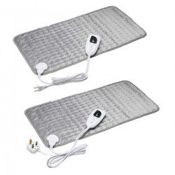 Electric Heating Pad Neck Shoulder Back Pain Relief Heated Wrap Temp Adjustable Heater